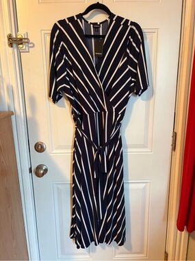 Torrid Midi Studio Surplice Wrap Dress